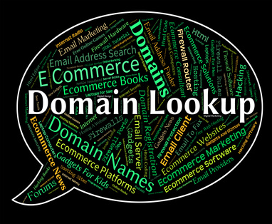 Domain Lookup Indicating Domains Dominions And Finding